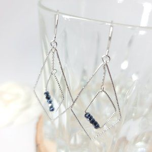 NEW Handmade Natural Stones Wire Earrings